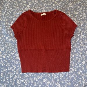 LA Hearts ribbed baby tee